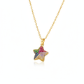 Multicolour Star Necklace