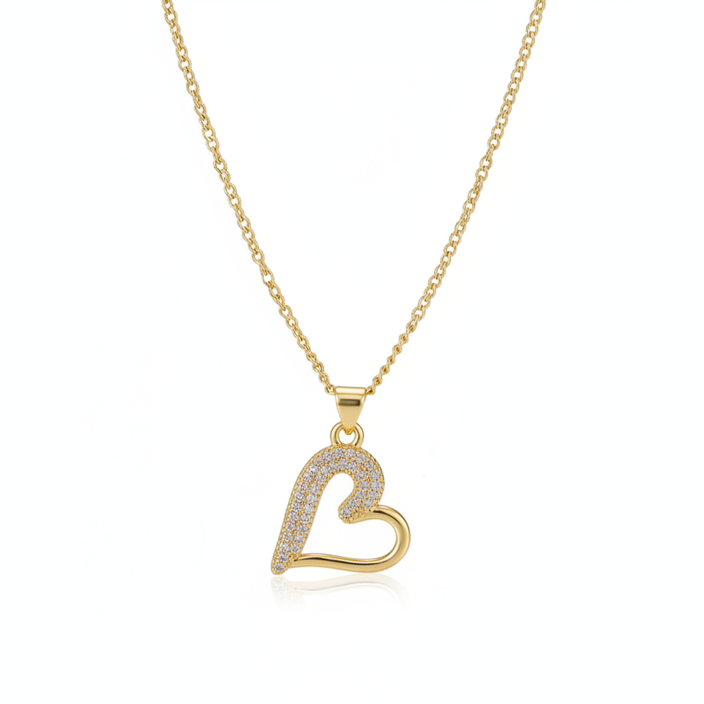 Hollow Heart Necklace