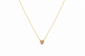 Pink Heart Pendant Necklace