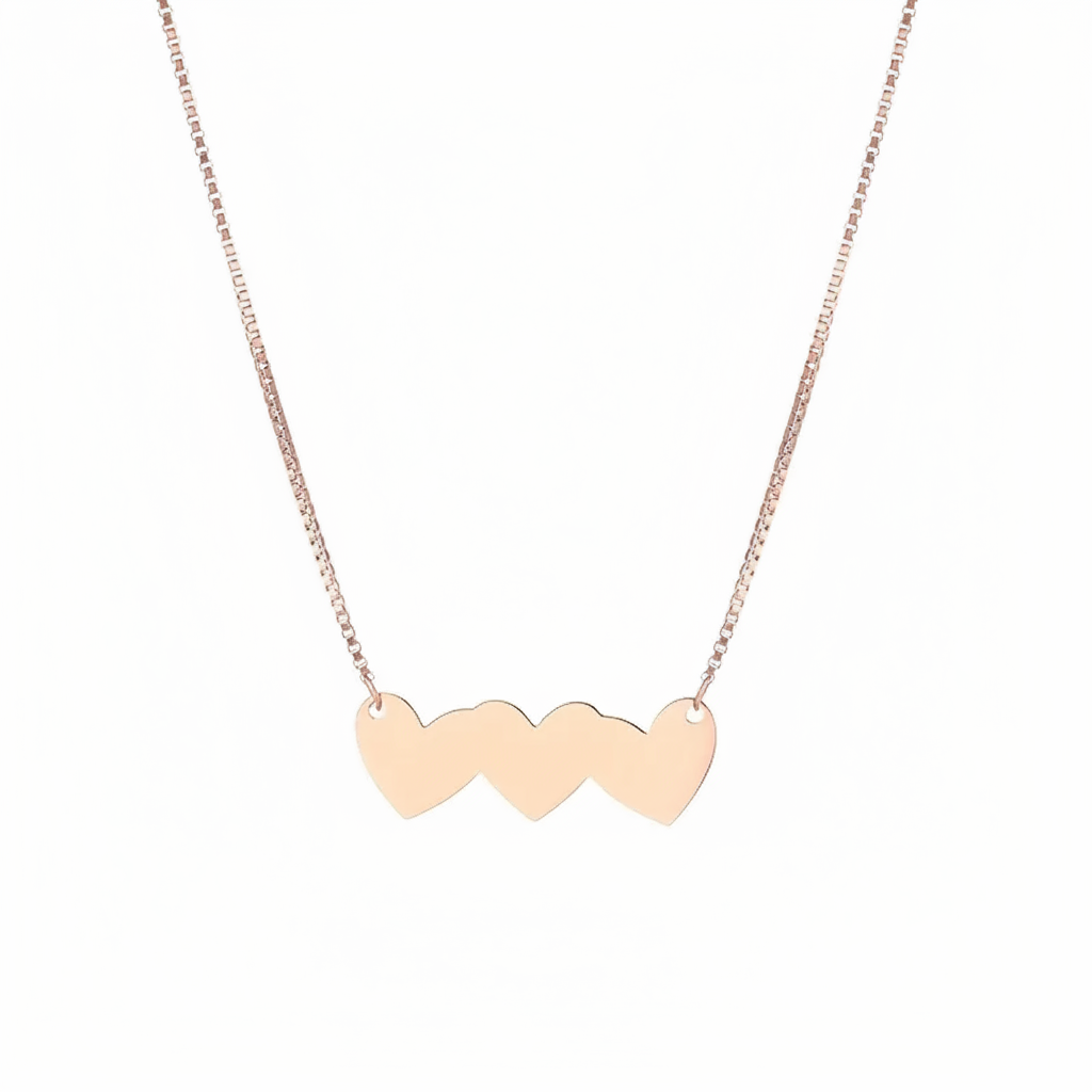 Rose Gold Heart Necklace