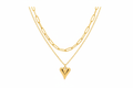 Retro Heart Necklace