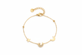 Rhinestone Stars And Moon Bracelet