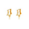 Star Hoop Earrings