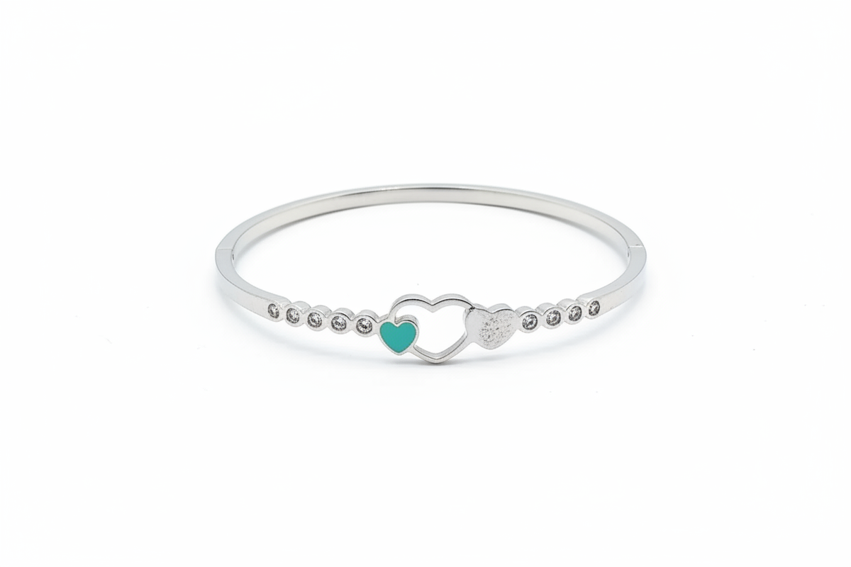 Blue Heart Inspired Bracelet