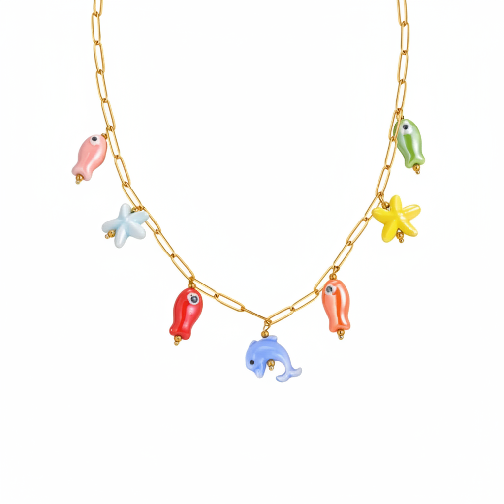 Summertime Dolphin Necklace